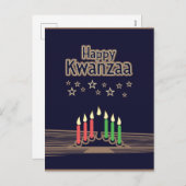 Kwanzaa Feiertagspostkarte (Vorne/Hinten)