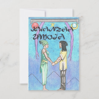 Kwanzaa Ferienkarte Dankeskarte