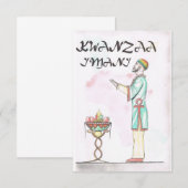 Kwanzaa Ferienkarte Dankeskarte (Vorne/Hinten)