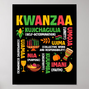 Kwanzaa - Festival des amerikanischen Kulturerbes  Poster
