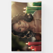 KWANZAA - FROHES KWANZAA - BANNER (Vertikal)
