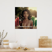 KWANZAA - FROHES KWANZAA -  POSTER (Küche)