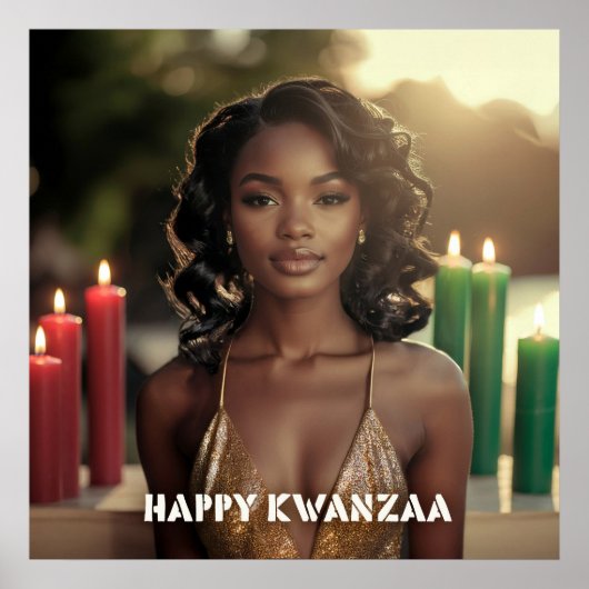 KWANZAA - FROHES KWANZAA -  POSTER (Vorne)