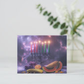 KWANZAA - FROHES KWANZAA -  RSVP KARTE (Stehend Vorderseite)