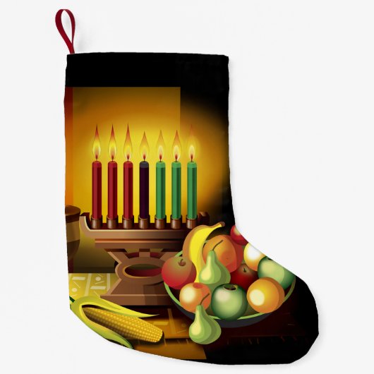 Kwanzaa-Geschenk-Strumpf Kleiner Weihnachtsstrumpf (Vorderseite)
