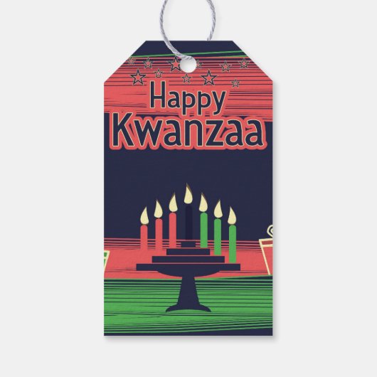 Kwanzaa Geschenkanhänger (Rückseite)