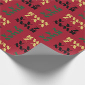 Kwanzaa Geschenkpapier (Ecke)