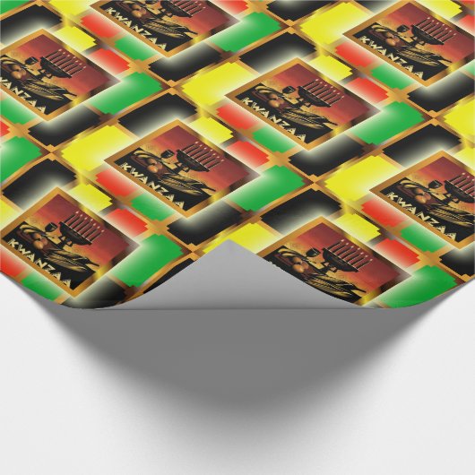 Kwanzaa Geschenkpapier (Ecke)