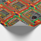 Kwanzaa Geschenkpapier (Ecke)