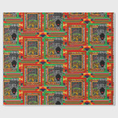 Kwanzaa Geschenkpapier (Flach)