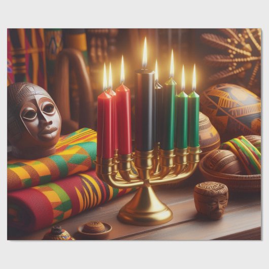 KWANZAA GESCHENKPAPIER (Flach)