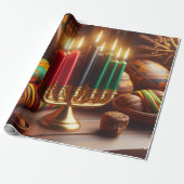 KWANZAA GESCHENKPAPIER (Ungerollt)