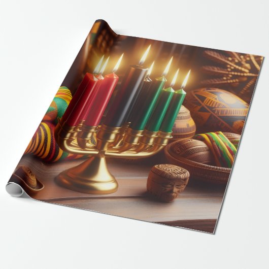 KWANZAA GESCHENKPAPIER (Ungerollt)