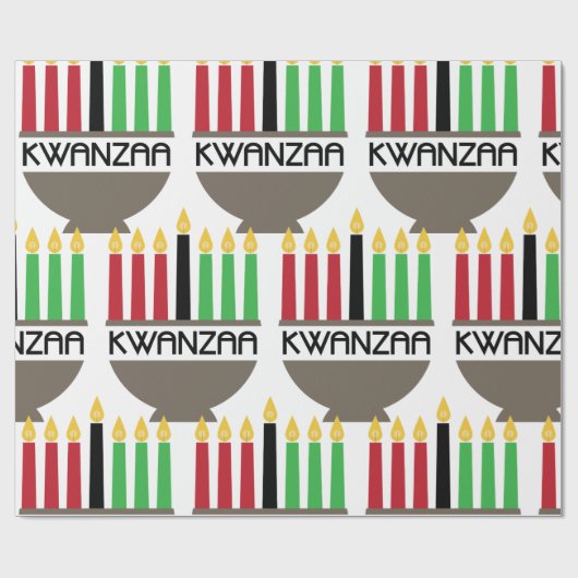 Kwanzaa Geschenkpapier (Flach)
