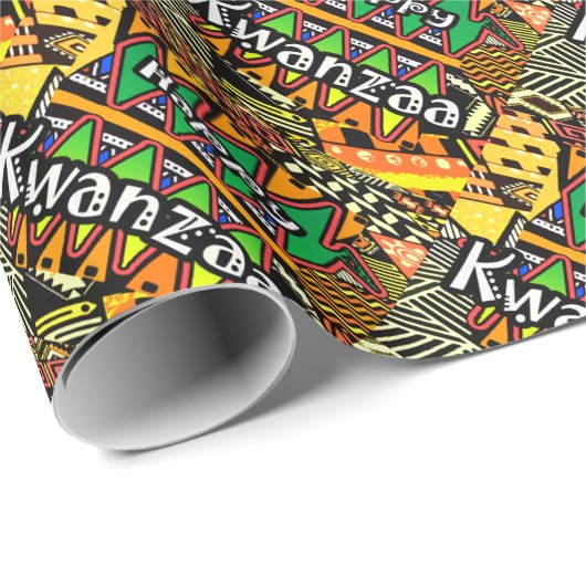 Kwanzaa Geschenkpapier (Rolleneckpunkt)
