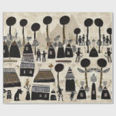 Kwanzaa Geschenkpapier (Flach)