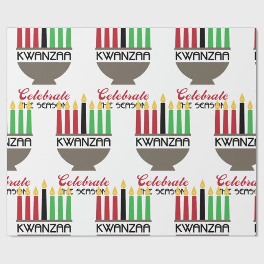 Kwanzaa Geschenkpapier (Flach)
