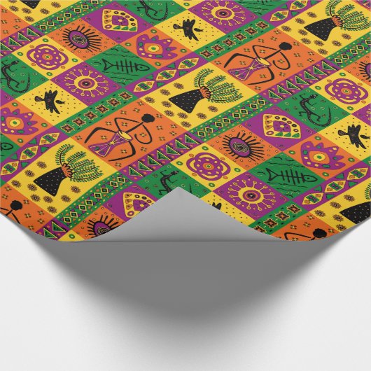 Kwanzaa Geschenkpapier (Ecke)