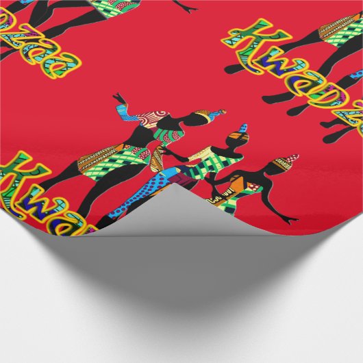 Kwanzaa Geschenkpapier (Ecke)