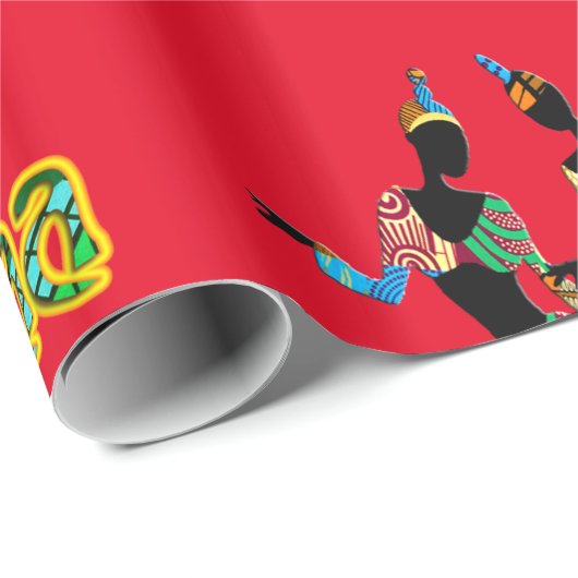 Kwanzaa Geschenkpapier (Rolleneckpunkt)