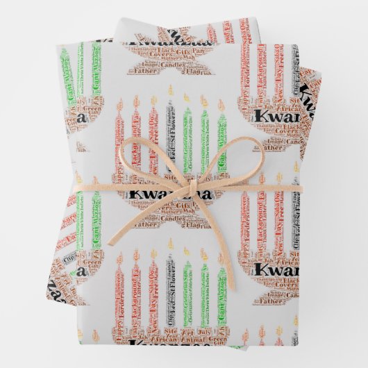 Kwanzaa geschenkpapier set (Beispiel)