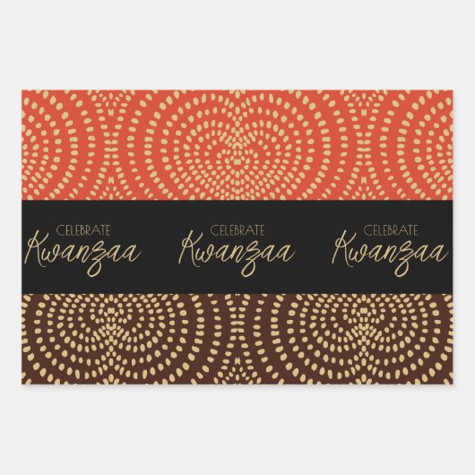 Kwanzaa Geschenkpapier Set (Vorderseite)