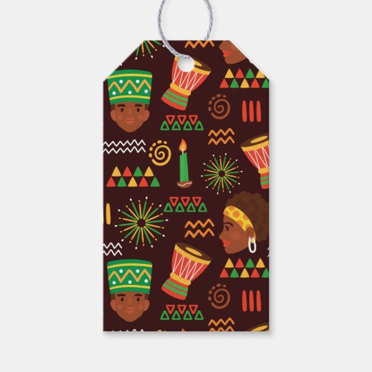 Kwanzaa Gift Tags Geschenkanhänger (Vorderseite)