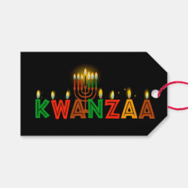 Kwanzaa Gift Tags Geschenkanhänger