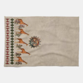 Kwanzaa-Giraffen Küchentuch (Horizontal)