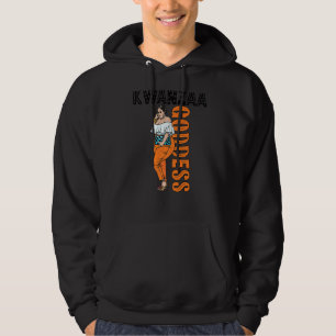Kwanzaa Goddess Black Women Melanin Poppin Queen F Hoodie
