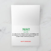 KWANZAA  GREETING CARD FEIERTAGSKARTE (Innenseite)