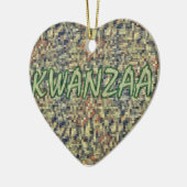 Kwanzaa Greetings Keramikornament (Links)
