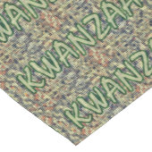 Kwanzaa Greetings Kurzer Tischläufer (Ecke)