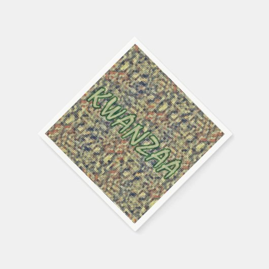 Kwanzaa Greetings Serviette (Ecke)