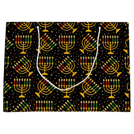 Kwanzaa Große Geschenktasche Geschenktüte (Vorderseite)