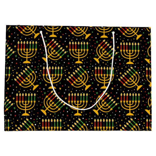 Kwanzaa Große Geschenktasche Geschenktüte (Rückseite)