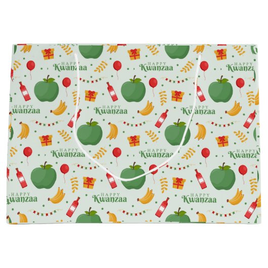 Kwanzaa Große Geschenktasche Geschenktüte (Vorderseite)