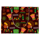 Kwanzaa Große Geschenktasche Geschenktüte (Rückseite)