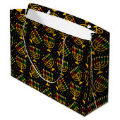Kwanzaa Große Geschenktasche Große Geschenktüte (Rückseite Schrägansicht)