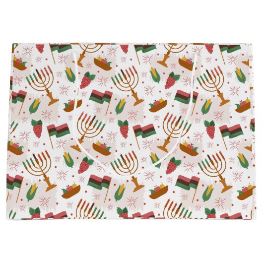 Kwanzaa Große Geschenktasche Große Geschenktüte (Vorderseite)