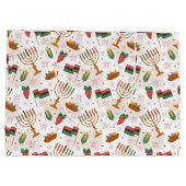 Kwanzaa Große Geschenktasche Große Geschenktüte (Rückseite)