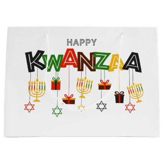 Kwanzaa Große Geschenktasche Große Geschenktüte (Vorderseite)