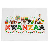 Kwanzaa Große Geschenktasche Große Geschenktüte (Vorderseite)