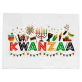 Kwanzaa Große Geschenktasche Große Geschenktüte (Rückseite)