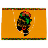 Kwanzaa Große Geschenktüte (Rückseite)