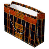Kwanzaa Große Geschenktüte (Rückseite Schrägansicht)