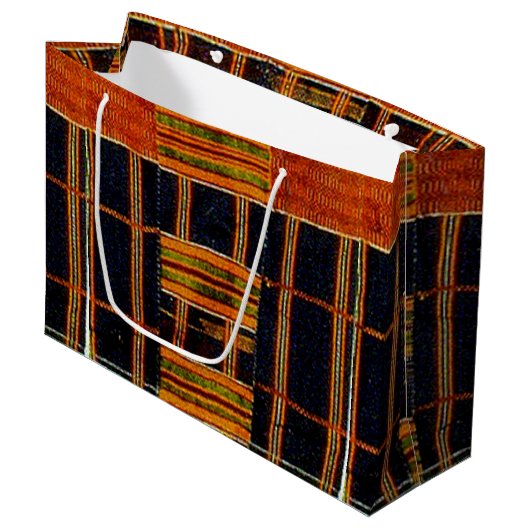 Kwanzaa Große Geschenktüte (Vorderseite Schrägansicht)
