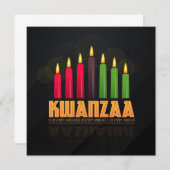 Kwanzaa Grußkarte Mitteilungskarte (Vorne/Hinten)
