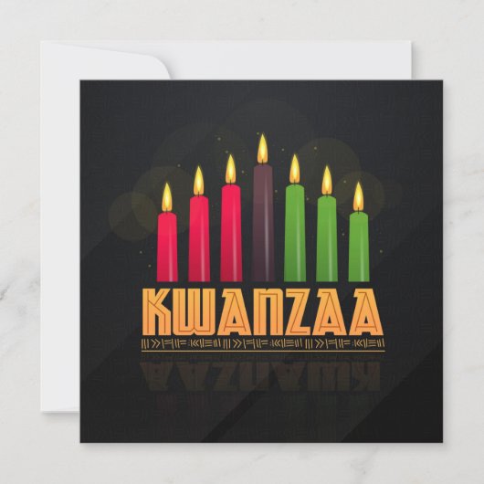Kwanzaa Grußkarte Mitteilungskarte (Vorderseite)