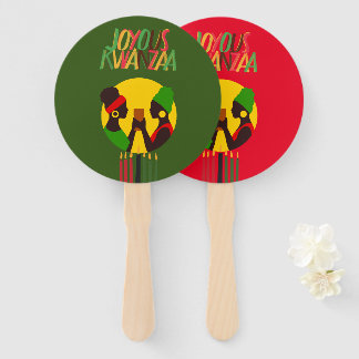 Kwanzaa Hand Fan - Gastgeschenk Fächer